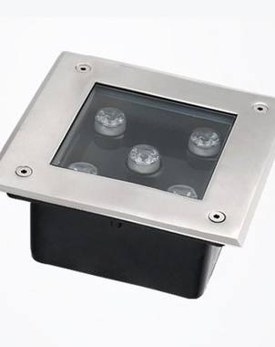 Ландшафтный встраиваемый светильник грунтовой STLU-Landscape-Square120-5W