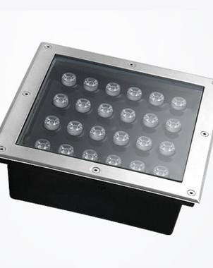 Ландшафтный встраиваемый светильник грунтовой STLU-Landscape-Square250-24W